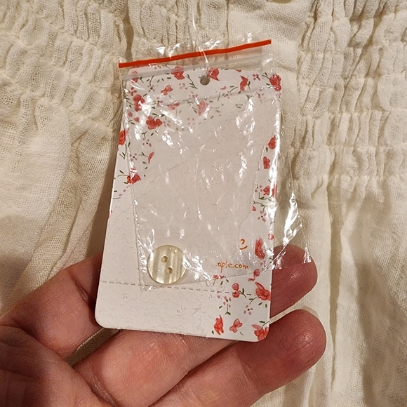 Free People NWT Dancing Till Dawn Top Off Shoulder Crop Elastic Waist Boho Top S - Picture 6 of 12